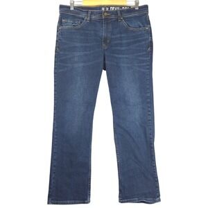 Devil-Dog Dungarees Mens Straight Leg Blue Jeans DD4002 34x30 (Fits 36x29)